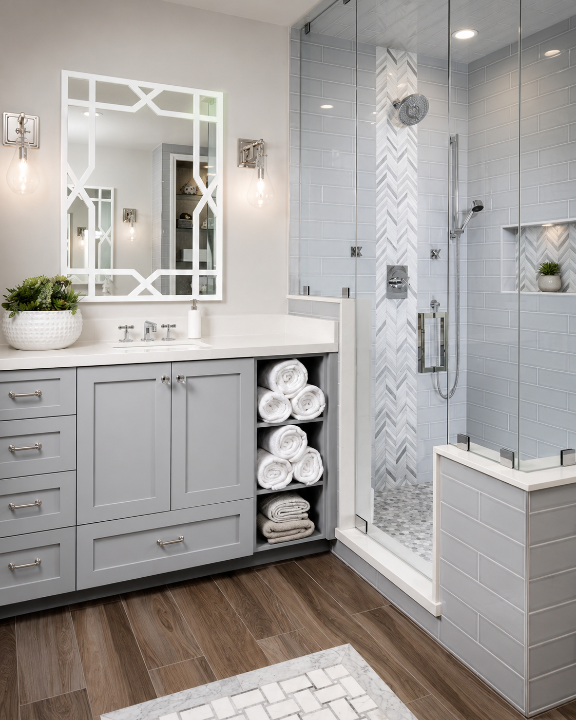 Spa bathroom suite renovation